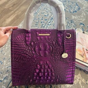 New with tags Brahmin purple Caroline bag